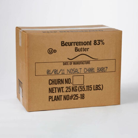 Beurremont Butter 83% Bulk Box