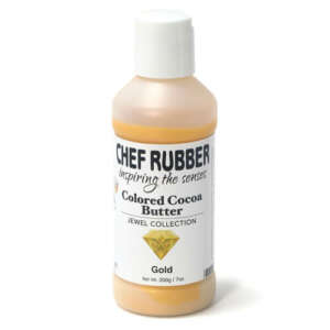 Chef Rubber Jewel Gold Cocoa Butter Color