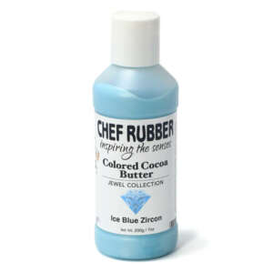 Chef Rubber Jewel Ice Blue Zircon Cocoa Butter Color