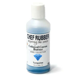 Chef Rubber Jewel Turquoise Cocoa Butter