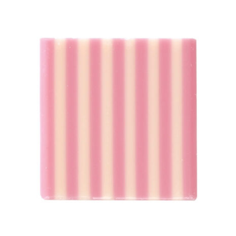 Dobla Square Domino Pink/Wht 1.4" × 1.4"