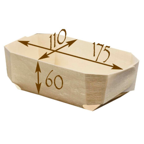 Panibois Duc 6.9" Wood Baskets