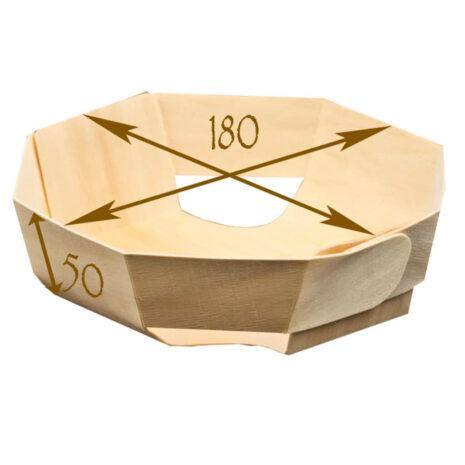 Panibois Octo180 7.1" Wood Baskets