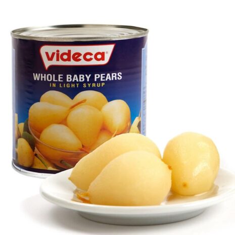 Videca Baby Pears Whole in Syrup